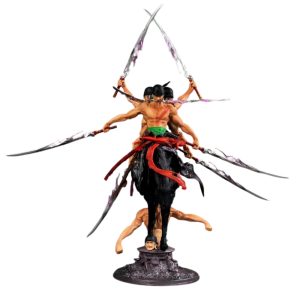 Mô Hình Zoro 3 đầu 6 tay dáng đứng có base